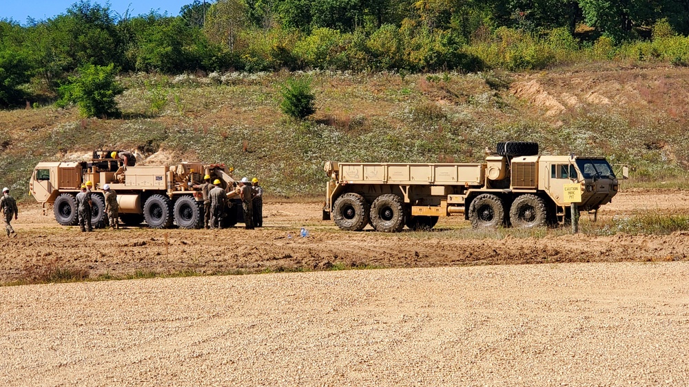 Fort McCoy RTS-Maintenance holds Wheeled Vehicle Recovery Operations Course