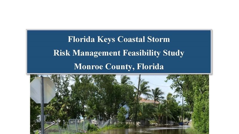 Chief of Engineers signs report for Florida Keys Coastal Storm Risk Management Study
