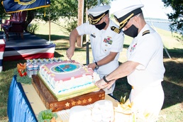 Cake Cutting at NWS Yorktown change of command.