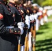 Military Funeral Honors with Funeral Escort are Conducted for U.S. Marine Corps Staff Sgt. Darin Hoover in Section 60 of Arlington National Cemetery