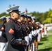 Military Funeral Honors with Funeral Escort are Conducted for U.S. Marine Corps Staff Sgt. Darin Hoover in Section 60 of Arlington National Cemetery