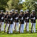 Military Funeral Honors with Funeral Escort are Conducted for U.S. Marine Corps Staff Sgt. Darin Hoover in Section 60 of Arlington National Cemetery