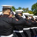 Military Funeral Honors with Funeral Escort are Conducted for U.S. Marine Corps Staff Sgt. Darin Hoover in Section 60 of Arlington National Cemetery