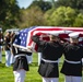 Military Funeral Honors with Funeral Escort are Conducted for U.S. Marine Corps Staff Sgt. Darin Hoover in Section 60 of Arlington National Cemetery