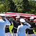 Military Funeral Honors with Funeral Escort are Conducted for U.S. Marine Corps Staff Sgt. Darin Hoover in Section 60 of Arlington National Cemetery