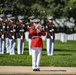 Military Funeral Honors with Funeral Escort are Conducted for U.S. Marine Corps Staff Sgt. Darin Hoover in Section 60 of Arlington National Cemetery