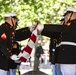 Military Funeral Honors with Funeral Escort are Conducted for U.S. Marine Corps Staff Sgt. Darin Hoover in Section 60 of Arlington National Cemetery