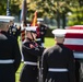 Military Funeral Honors with Funeral Escort are Conducted for U.S. Marine Corps Staff Sgt. Darin Hoover in Section 60 of Arlington National Cemetery