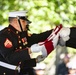 Military Funeral Honors with Funeral Escort are Conducted for U.S. Marine Corps Staff Sgt. Darin Hoover in Section 60 of Arlington National Cemetery