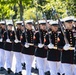 Military Funeral Honors with Funeral Escort are Conducted for U.S. Marine Corps Staff Sgt. Darin Hoover in Section 60 of Arlington National Cemetery