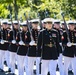 Military Funeral Honors with Funeral Escort are Conducted for U.S. Marine Corps Staff Sgt. Darin Hoover in Section 60 of Arlington National Cemetery