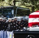 Military Funeral Honors with Funeral Escort are Conducted for U.S. Marine Corps Staff Sgt. Darin Hoover in Section 60 of Arlington National Cemetery