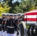 Military Funeral Honors with Funeral Escort are Conducted for U.S. Marine Corps Staff Sgt. Darin Hoover in Section 60 of Arlington National Cemetery