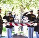 Military Funeral Honors with Funeral Escort are Conducted for U.S. Marine Corps Staff Sgt. Darin Hoover in Section 60 of Arlington National Cemetery