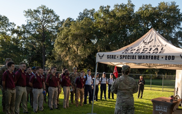 AFSOC deputy commander visits future Air Force leaders at FSU, FMU