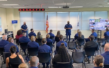 Atlantic Area Command Staff revisits areas and members affected by Ida