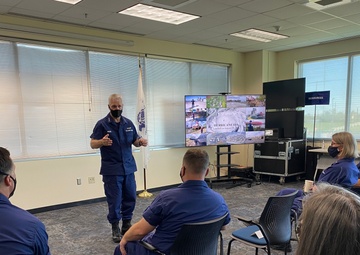 Atlantic Area Command Staff revisits areas and members affected by Ida