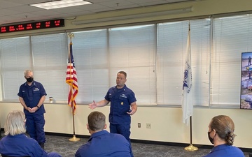 Atlantic Area Command Staff revisits areas and members affected by Ida