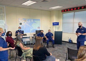 Atlantic Area Command Staff revisits areas and members affected by Ida