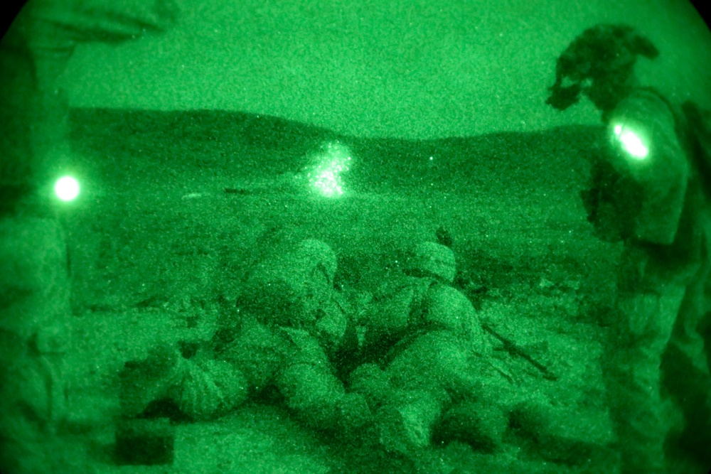In the dead of night: V37 conducts company live-fire attack