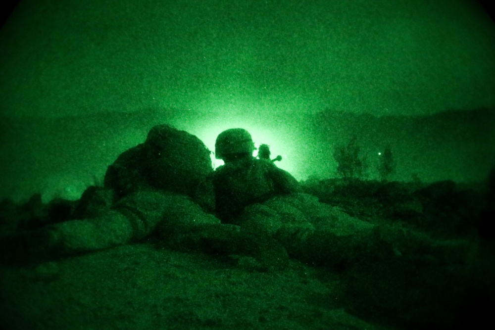In the dead of night: V37 conducts company live-fire attack