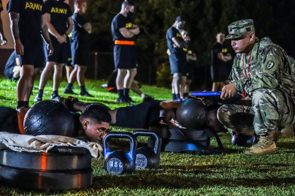 The Army Combat Fitness Test at the NCO Academy Hawaii