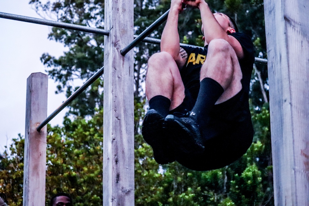 The Army Combat Fitness Test at the NCO Academy Hawaii