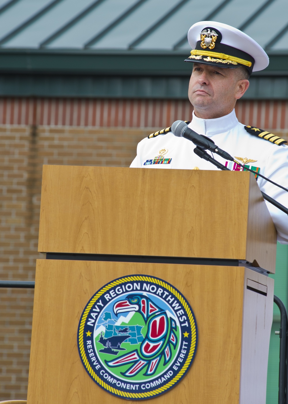 Navy Region Northwest Reserve Component Command Everett Change of Command Ceremony