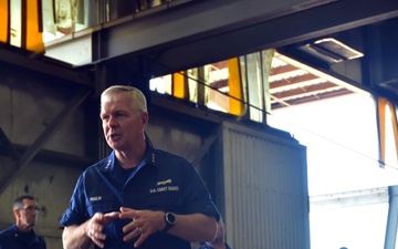 Vice Adm. Poulin Meets With Hurricane Ida Responders