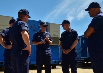 Vice Adm. Poulin Meets With Hurricane Ida Responders