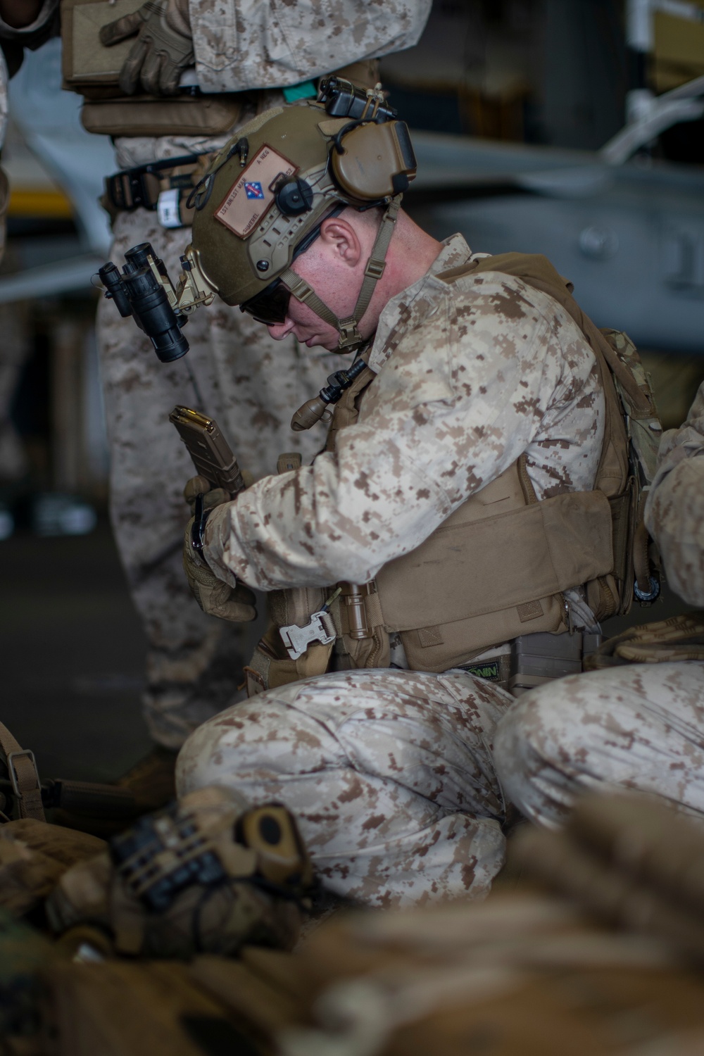 11th MEU QRF drill aboard USS Essex