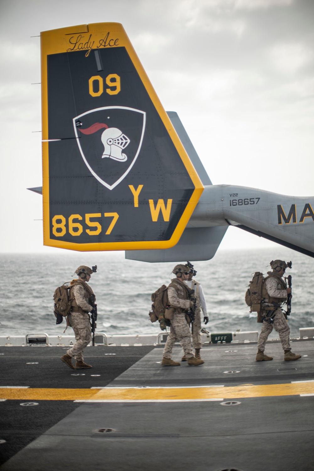 11th MEU QRF drill aboard USS Essex