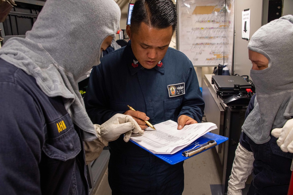 USS Portland General Quarters Drill