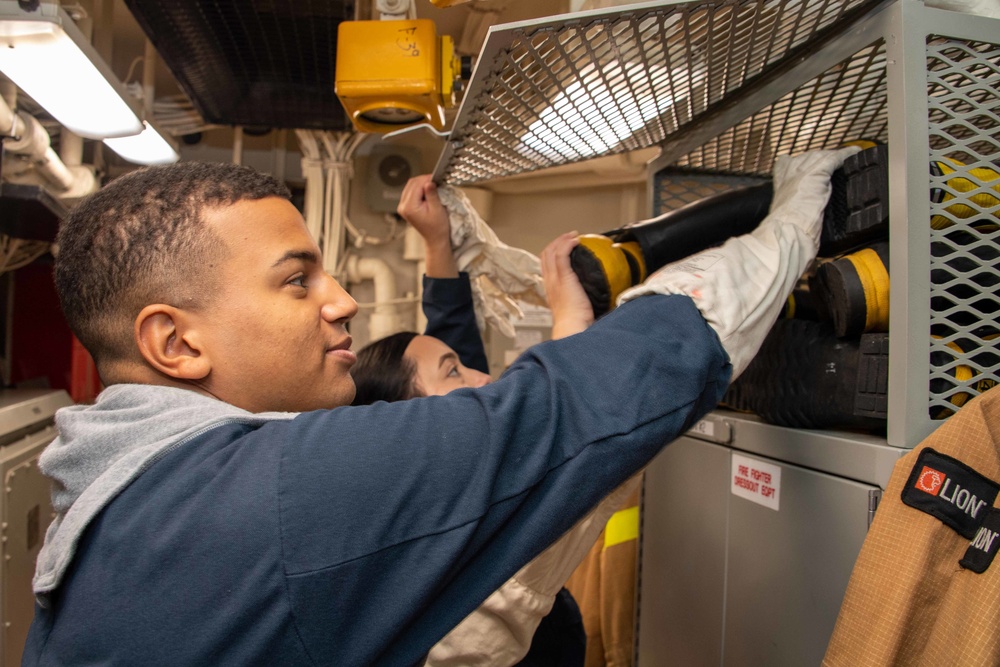 USS Portland General Quarters Drill