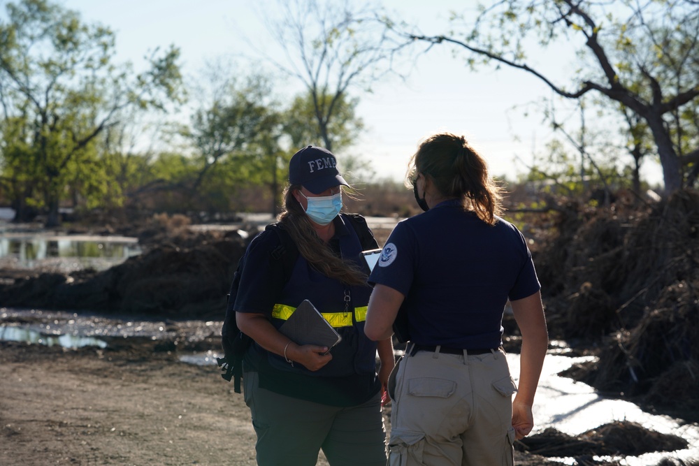 Hurricane Ida: FEMA Disaster Survivor Assistance  in Ironton, Louisiana