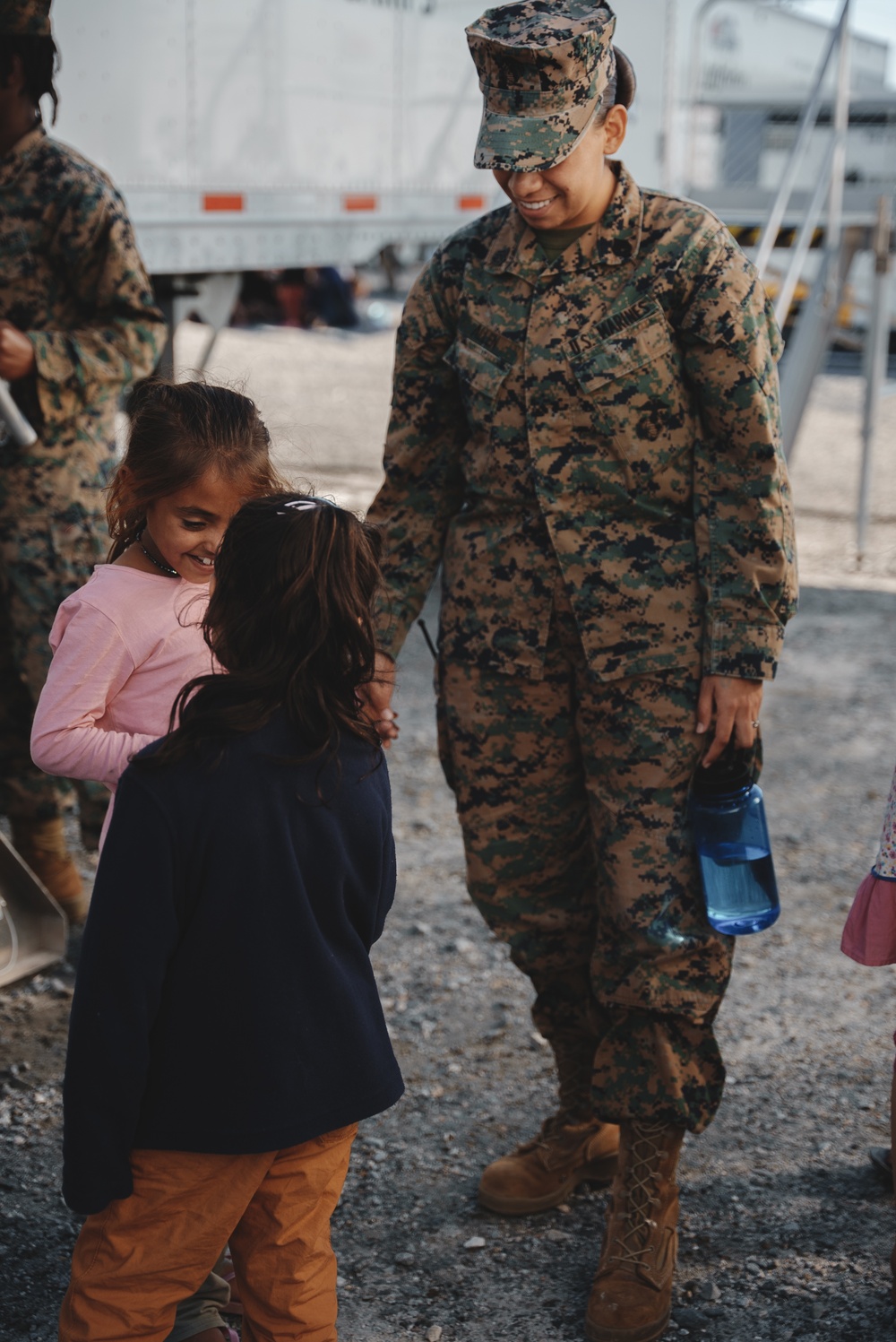 Task Force Pickett Female Engagement Team interacts with Afghan Guests