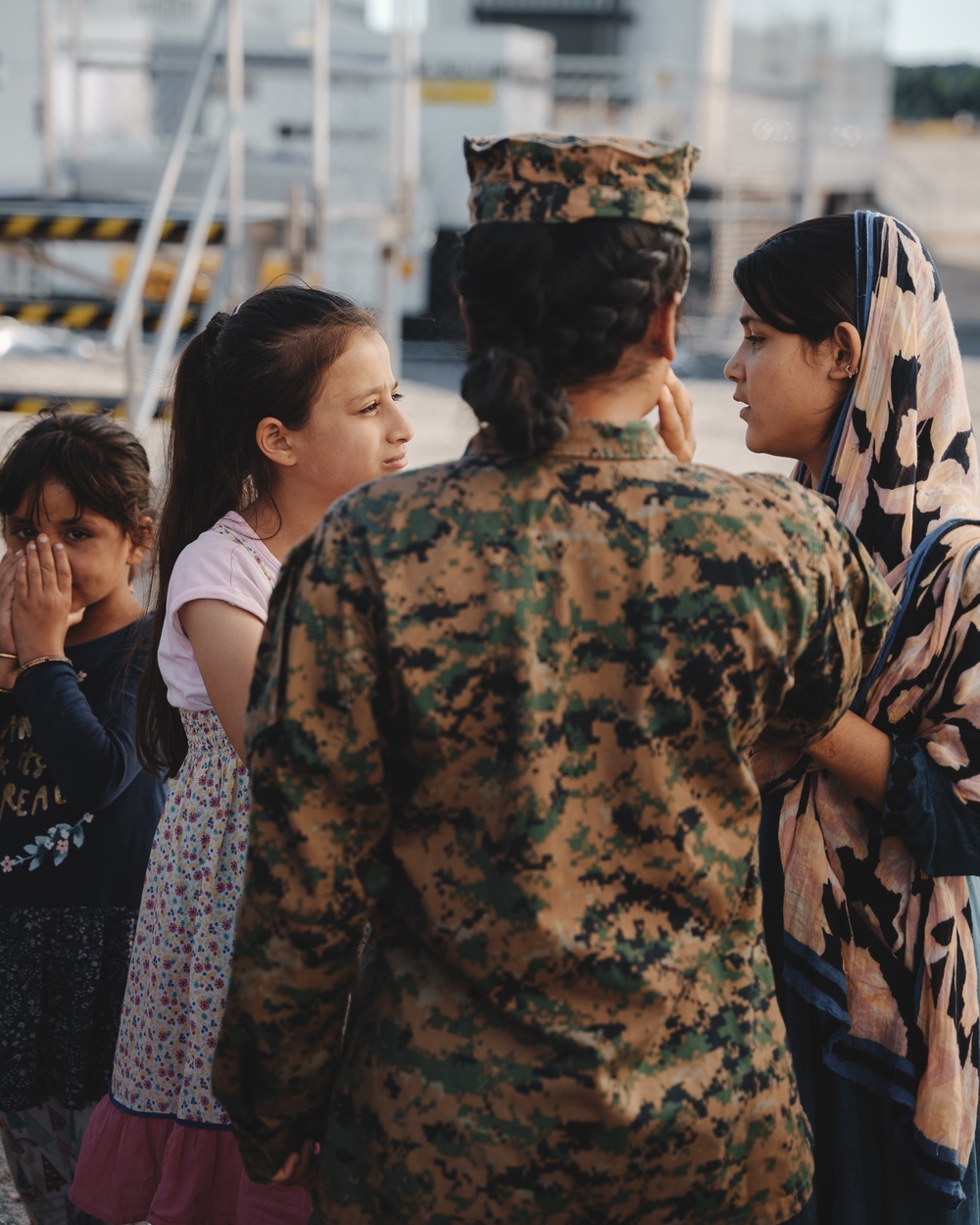 Task Force Pickett Female Engagement Team interacts with Afghan Guests