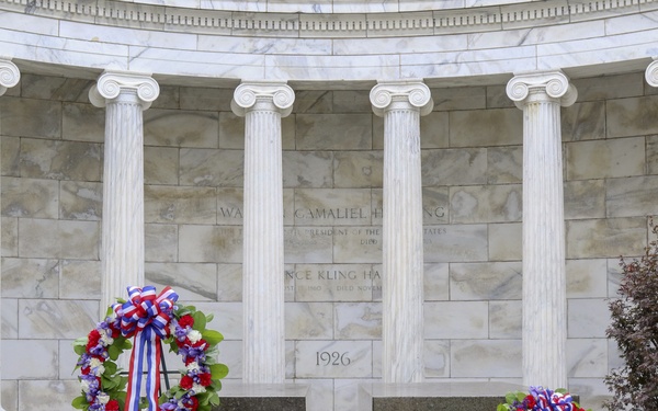 Warren G. Harding Wreath Laying Ceremony