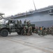 UNITAS 2021: U.S. Marines prepare gear for embarkation on the USS John P. Murtha