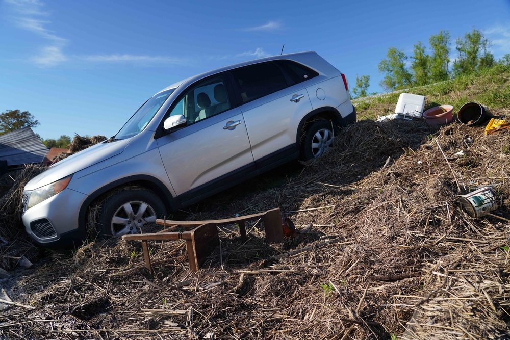 Hurricane Ida: Storm Damage  in Ironton, Louisiana