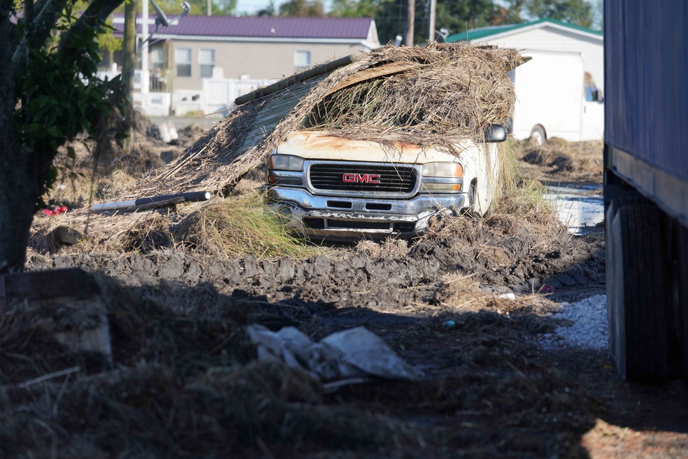 Hurricane Ida: Storm Damage  in Ironton, Louisiana