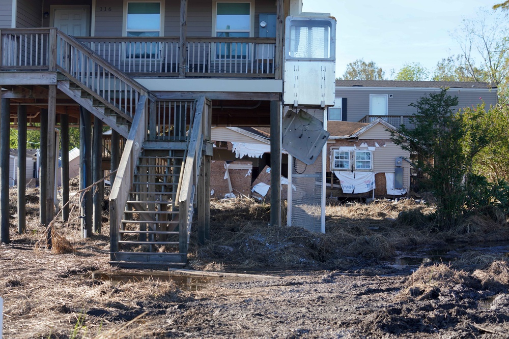 Hurricane Ida: Storm Damage  in Ironton, Louisiana