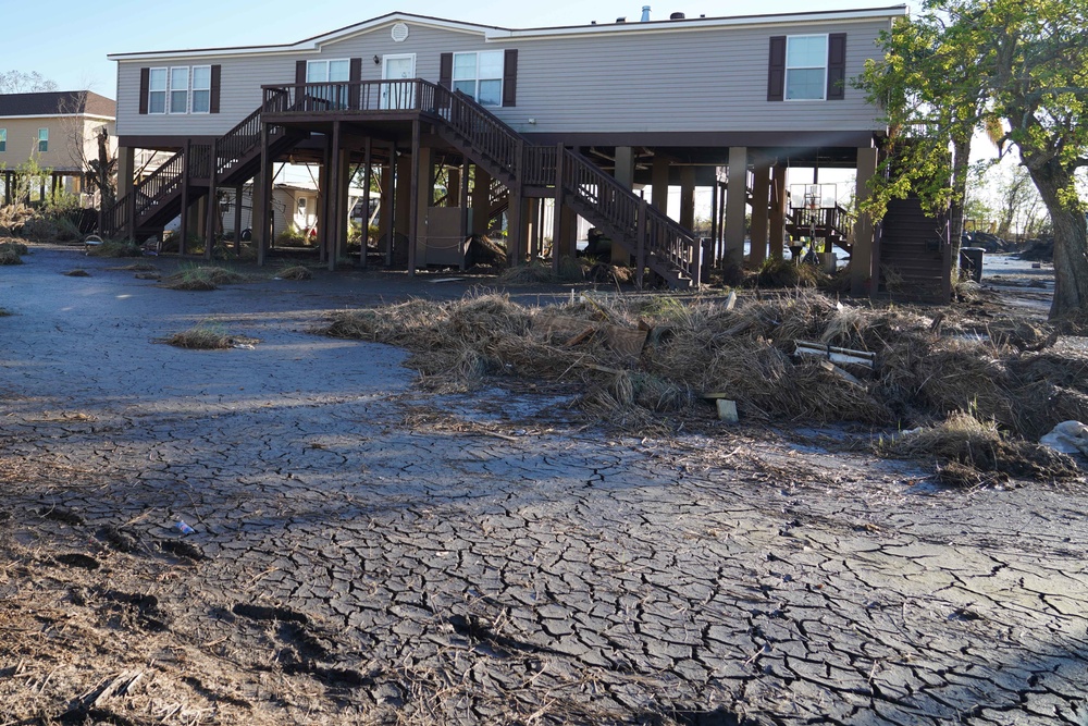 Hurricane Ida: Storm Damage  in Ironton, Louisiana