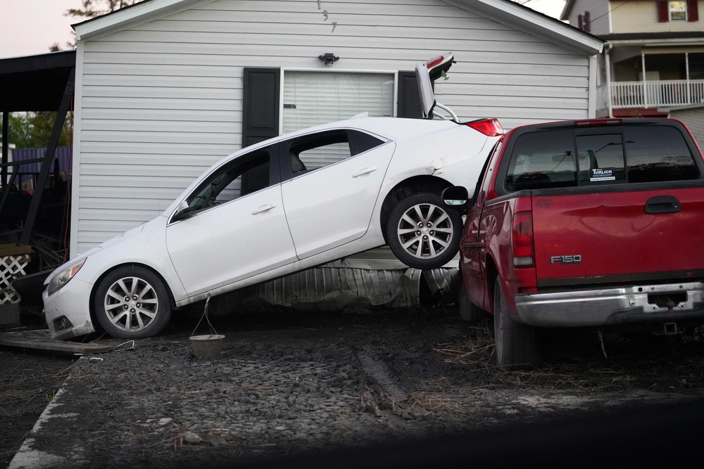 Hurricane Ida: Storm Damage  in Ironton, Louisiana