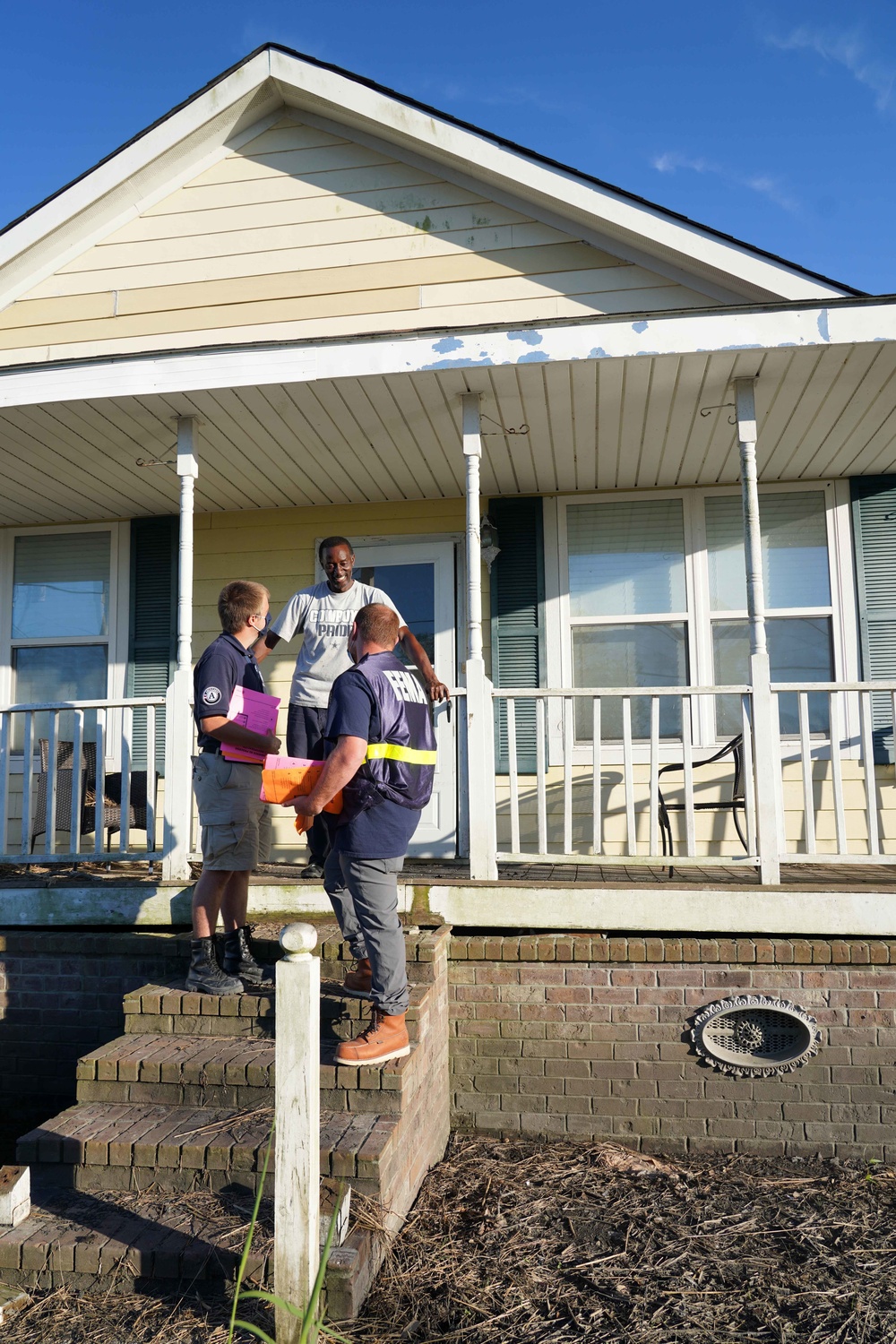 Hurricane Ida: FEMA Disaster Survivor Assistance  in Ironton, Louisiana