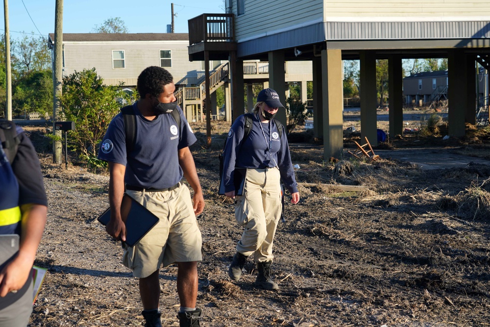 Hurricane Ida: FEMA Disaster Survivor Assistance  in Ironton, Louisiana