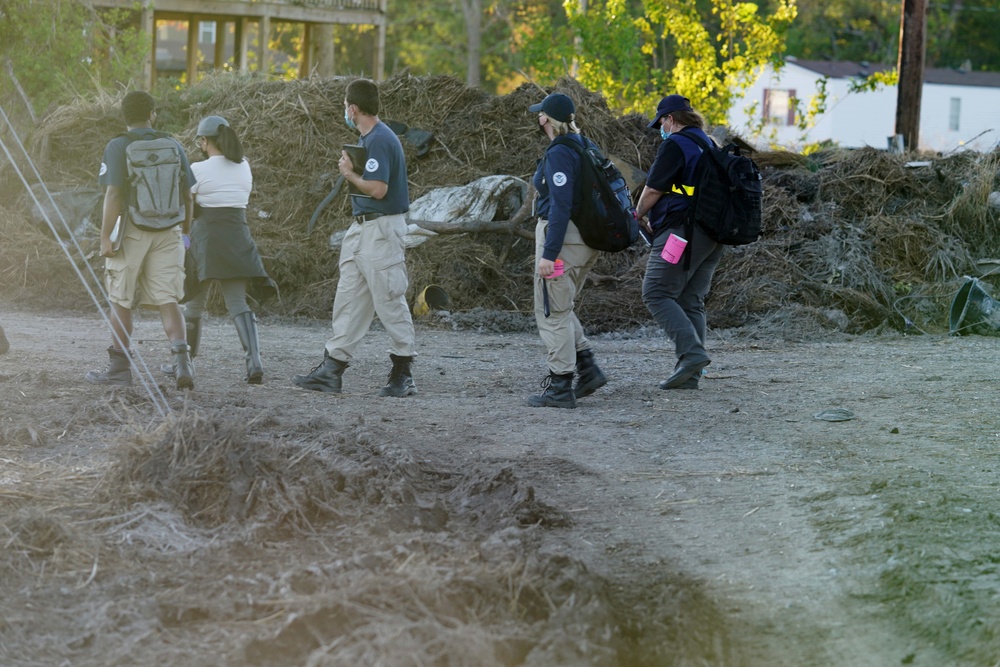 Hurricane Ida: FEMA Disaster Survivor Assistance  in Ironton, Louisiana