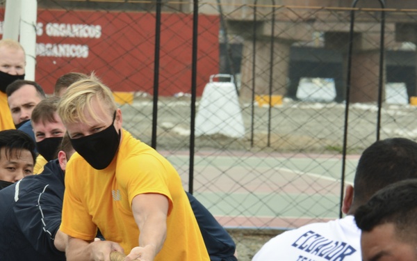 Patrol Squadron (VP) 9 Competes in a Tug-of-War Competition