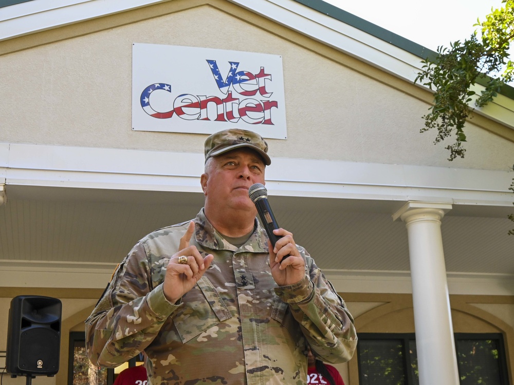 South Carolina National Guard supports South Carolina Department of Veteran Affairs in their third annual Steps &amp; Strides Against Veteran Suicide fall festival and walk