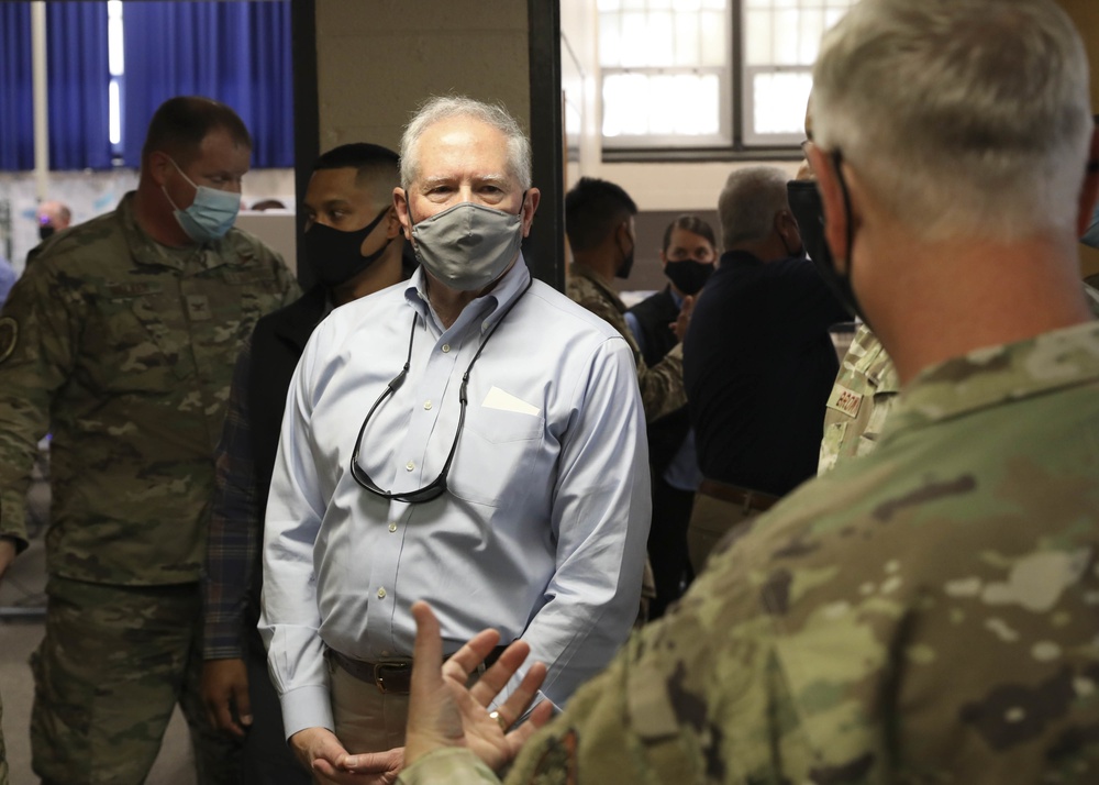 Air Force Senior Leaders Visit Liberty Village at JBMDL